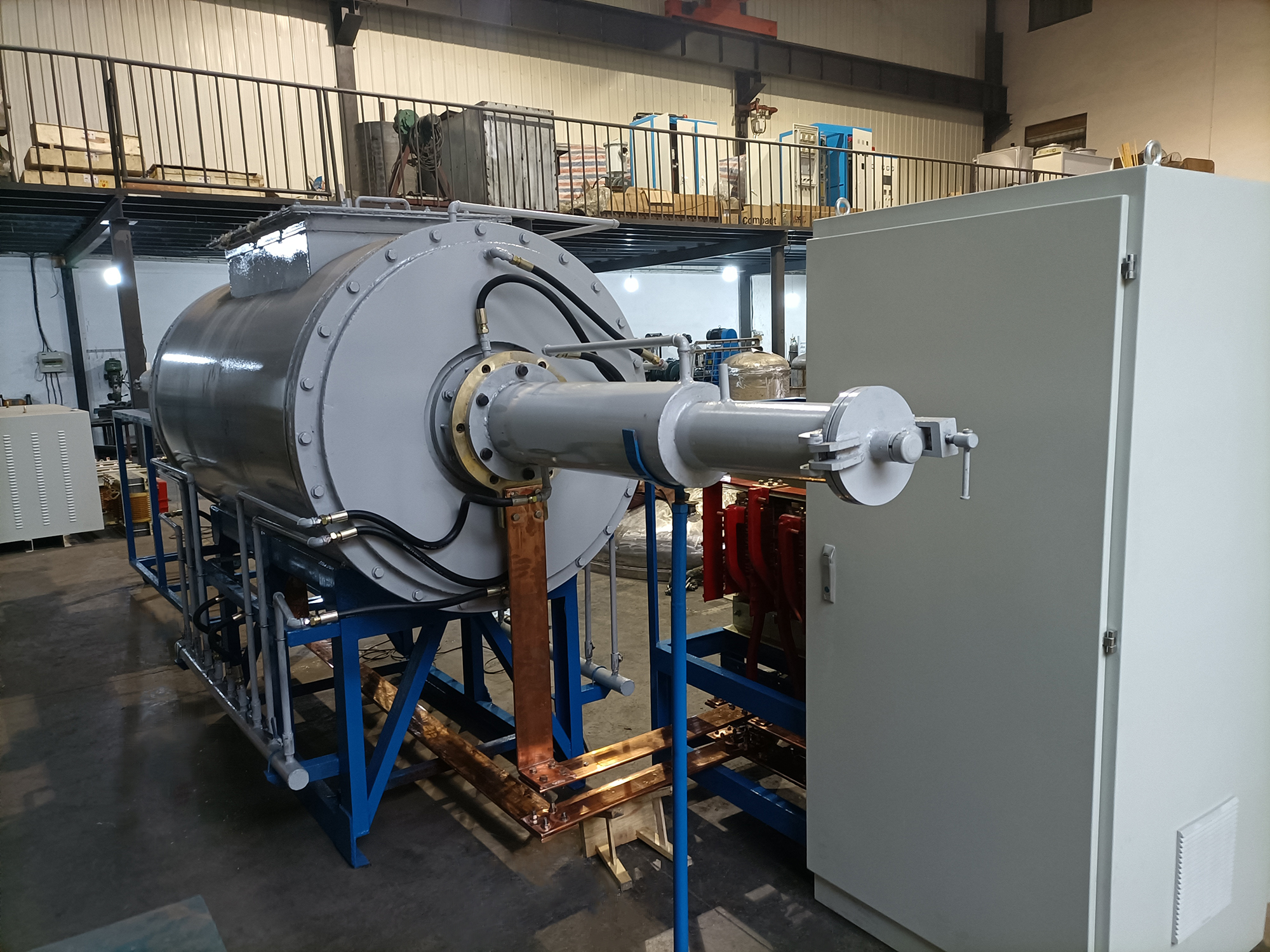 Horno tubular de carbono de alta temperatura